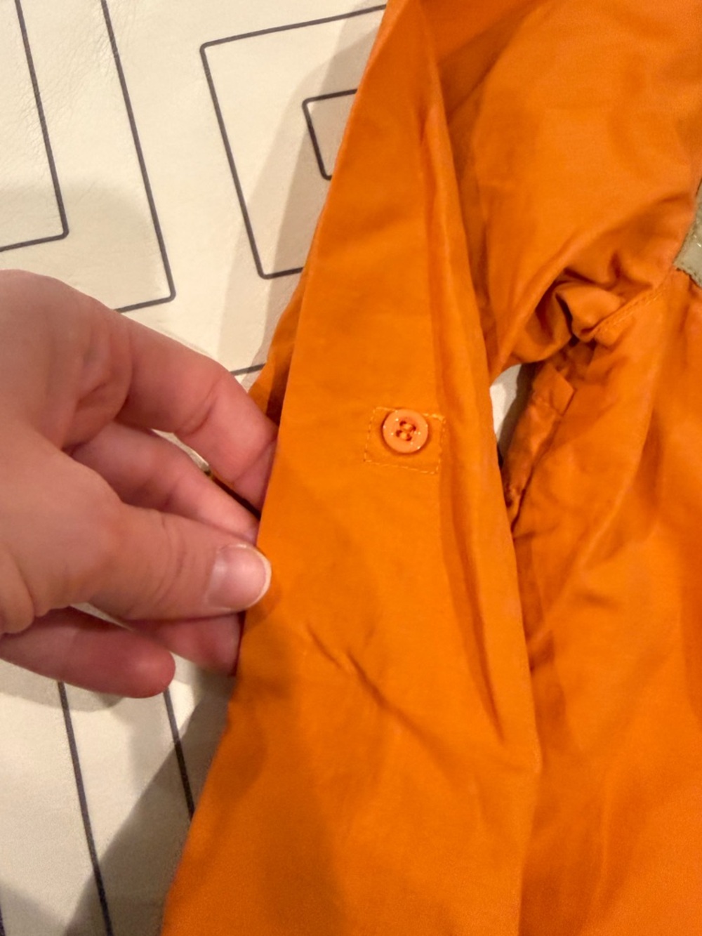 Blue Quail Burnt Orange Ranch Button Down - Picture 8 of 14